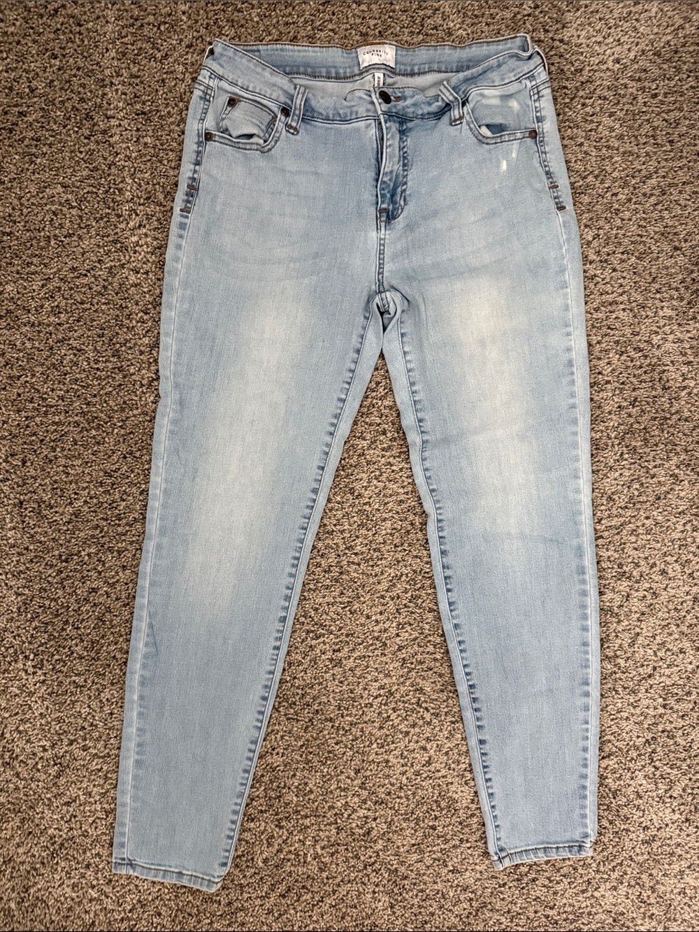 Celebrity Pink Light Blue Skinny Jeans